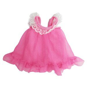 Vtg 1983 Barbie Skipper Fashion Fantasy Sweet Dream Pink Night Babydoll Top 4878